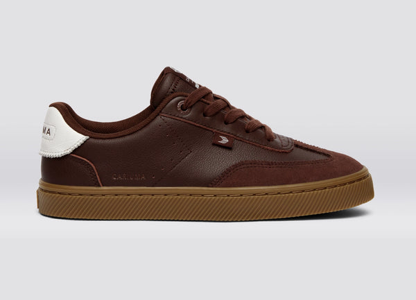 carma shoes TOCA Brown Gum Soft Grain Leather & Suede
