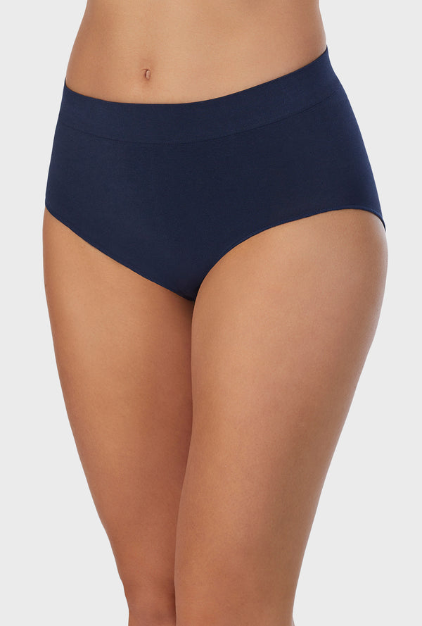Carole Hochman 5pk Seamless Brief - Blue Multi