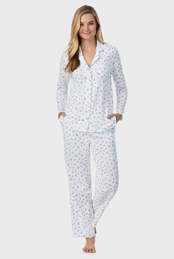 Carole Hochman Mini Lily Cotton Long Pajama Set