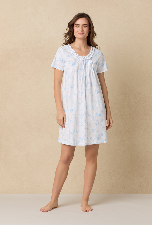 carole hochman Palm Beach Cotton Short Nightgown
