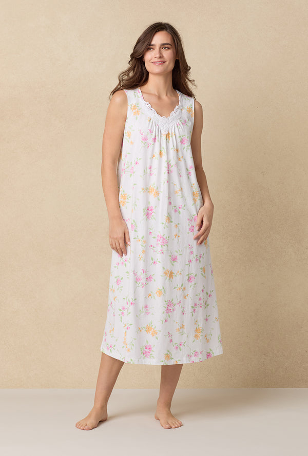 Carole Hochman Cottage Garden Cotton Ballet Nightgown