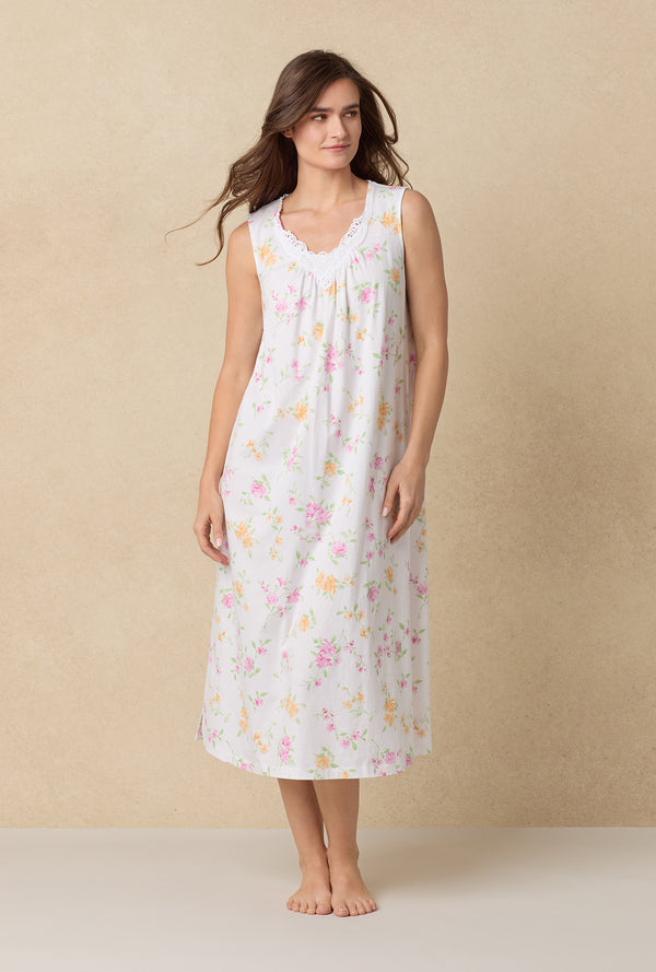 Carole Hochman Cottage Garden Cotton Ballet Nightgown
