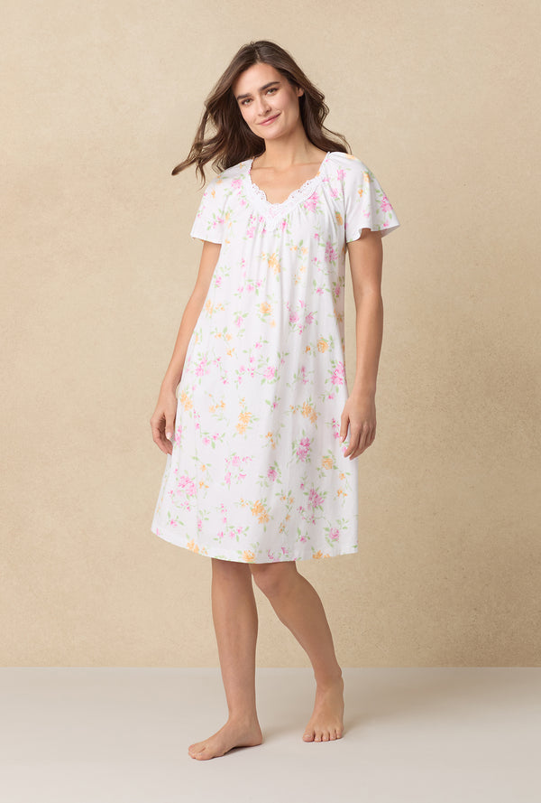 Carole Hochman Cottage Garden Cotton Waltz Nightgown