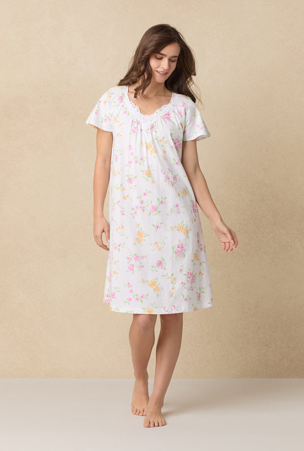 Carole Hochman Cottage Garden Cotton Waltz Nightgown