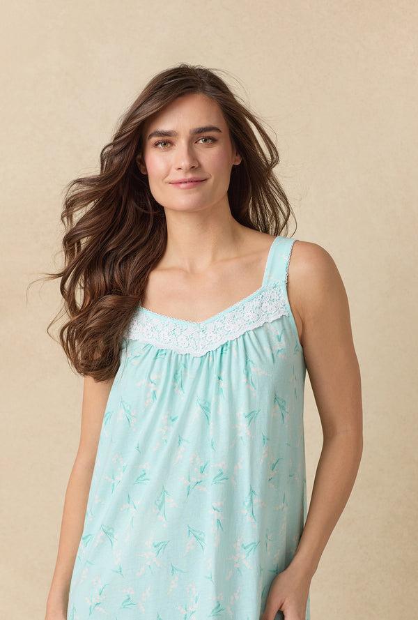 Carole Hochman Lily Of The Valley Cotton Ballet Nightgown