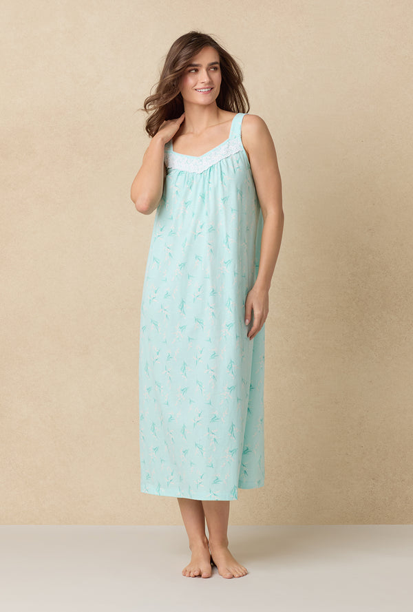 carole hochman Lily of The Valley Cotton Ballet Nightgown