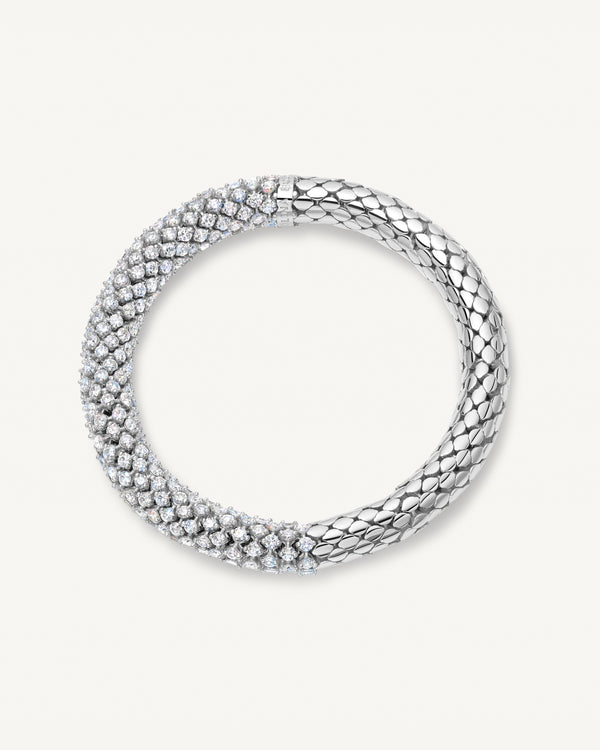 carolina bucci 180 Twister Luxe Bracelet 18k White Gold