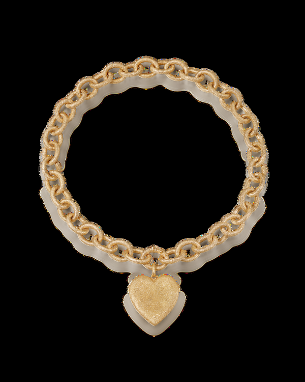 carolina bucci 1885 Short Links Necklace with Cuore Pendant