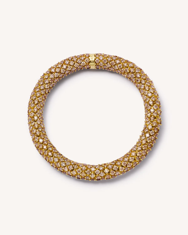 carolina bucci 360 Champagne Diamond Twister Luxe Bracelet