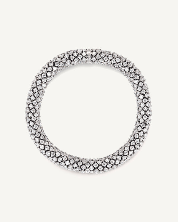 carolina bucci 360 White Diamond Twister Luxe Bracelet