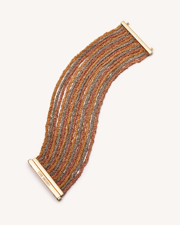 carolina bucci All Gold 15 Strand Multi-Wish Lucky Bracelet