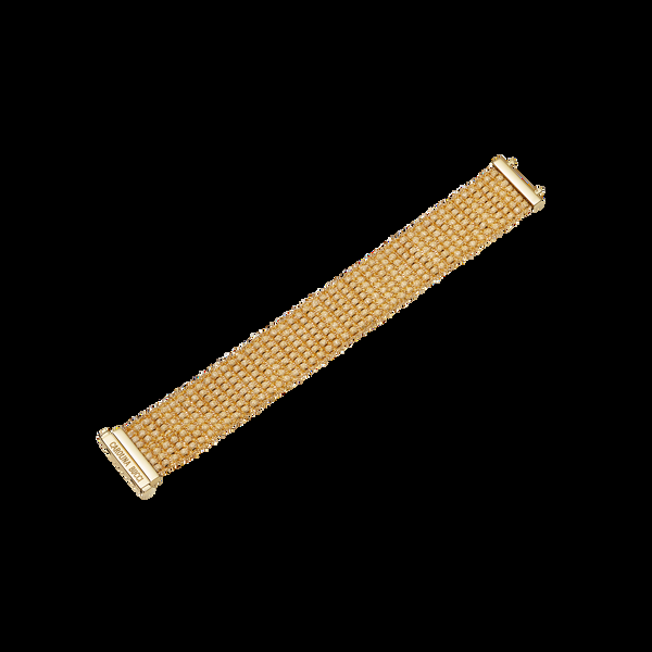 carolina bucci Beaded 2cm Woven Bracelet