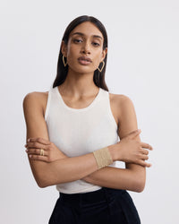 Carolina Bucci Florentine Finish Thick Ring Set