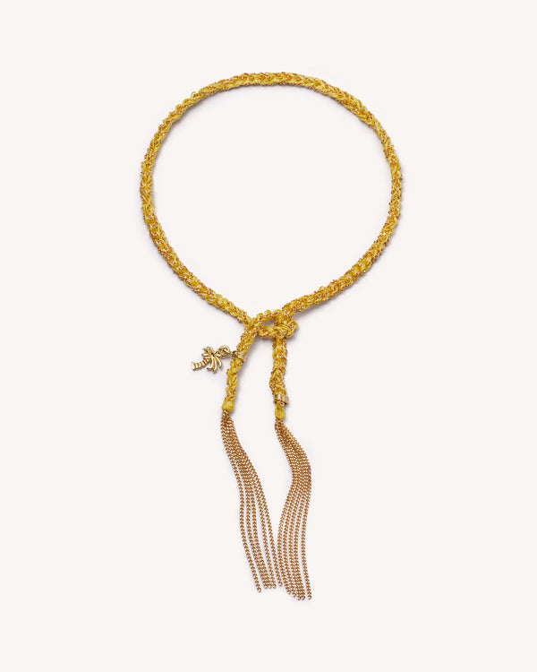 carolina bucci Lucky Bracelet with Travel Charm