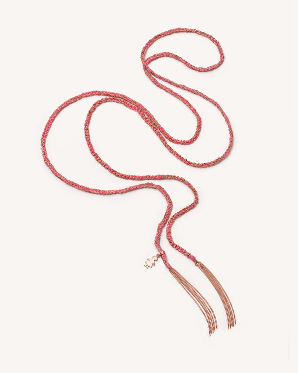 carolina bucci Lucky Necklace with Baby Girl Charm