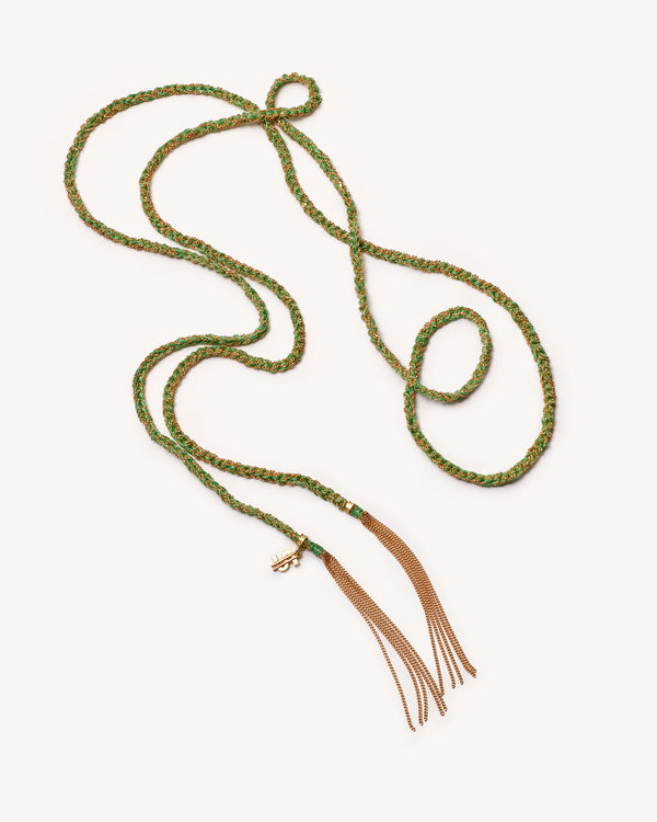 carolina bucci Lucky Necklace with Money Charm