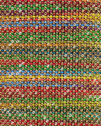 Carolina Bucci Rainbow Melange 4cm Woven Bracelet
