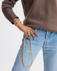 Carolina Bucci Florentine Finish Thick Ring Set Mix Gold