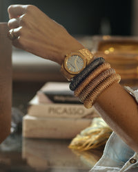 Carolina Bucci Large K.I.S.S. Bracelet 18k Black Gold