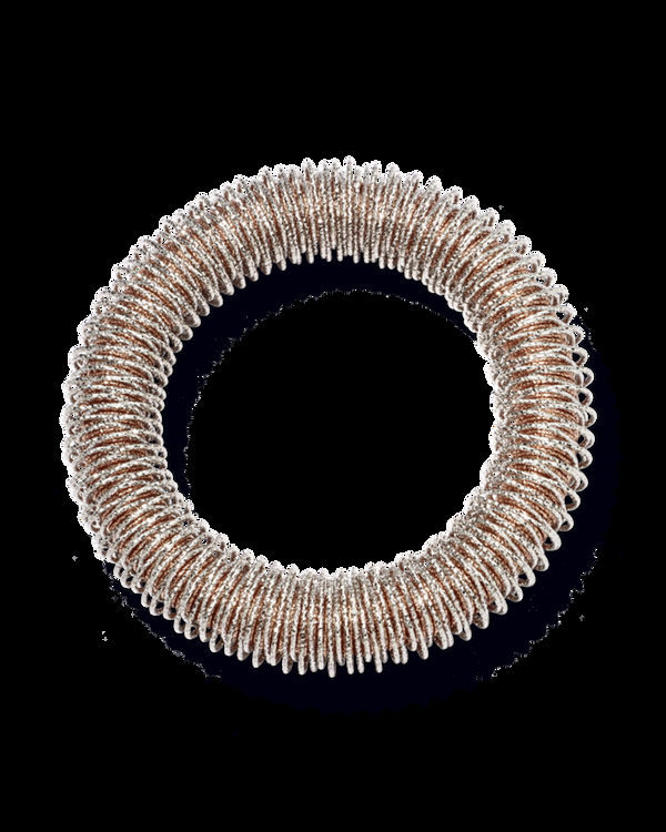 carolina bucci Large K.I.S.S. Bracelet 18k White Gold