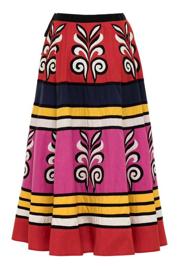 Carolina K Applique Skirt - Final Sale