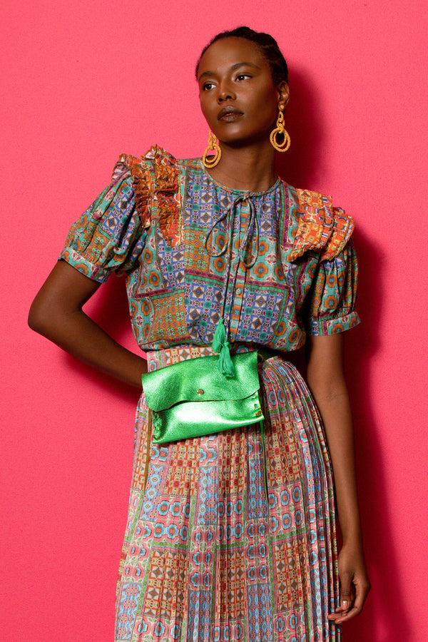 Carolina K Bella Blouse Short Sleeve - Final Sale