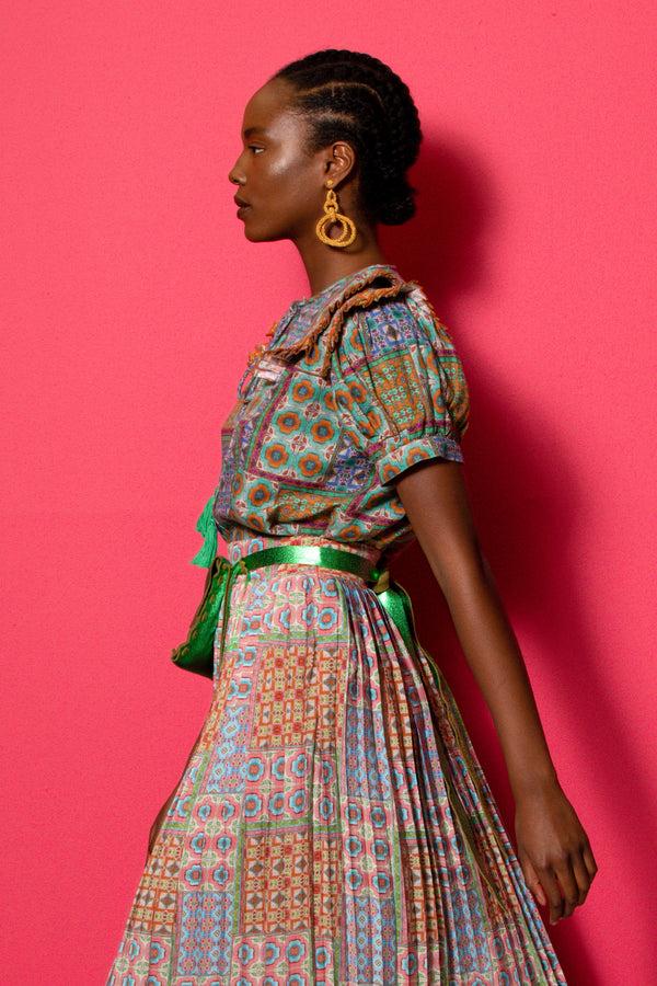 Carolina K Bella Blouse Short Sleeve - Final Sale