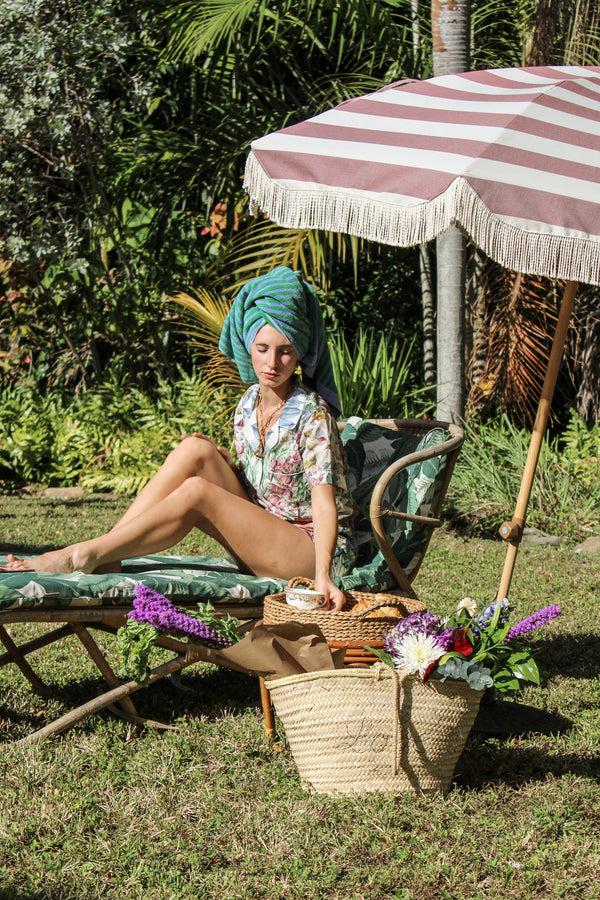 Carolina K Blue Flower Short Pajama Set - Final Sale