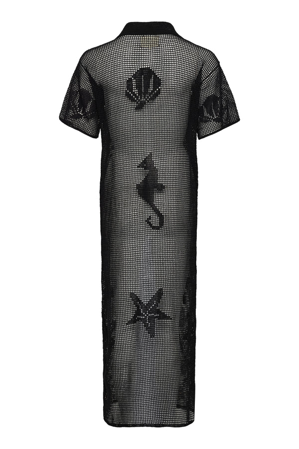 Carolina K Crochet Shirt Dress - Final Sale