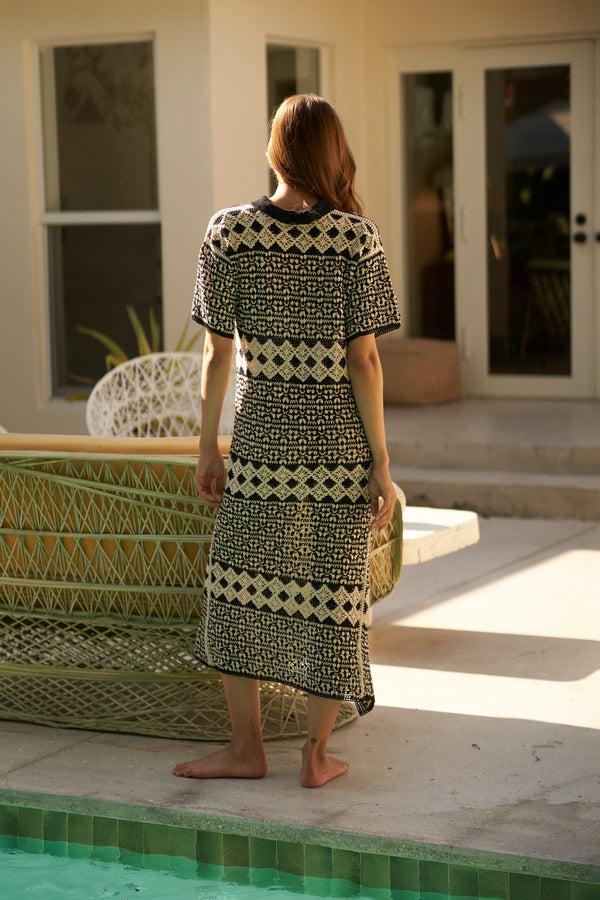 Carolina K Crochet Shirt Dress - Final Sale