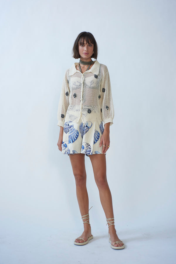 Carolina K Delmar Crochet Bomber