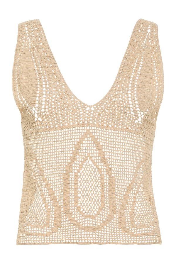 carolina k Juan Crochet Top - Final Sale