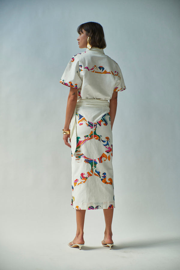 Carolina K Loren Wrap Skirt - Final Sale