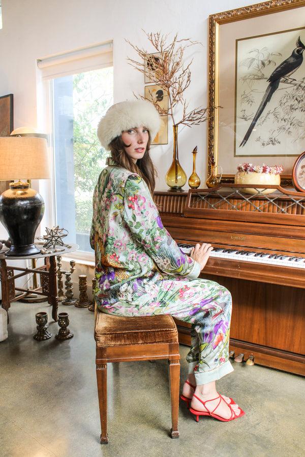 Carolina K Mint Leopard Pajama Set - Final Sale