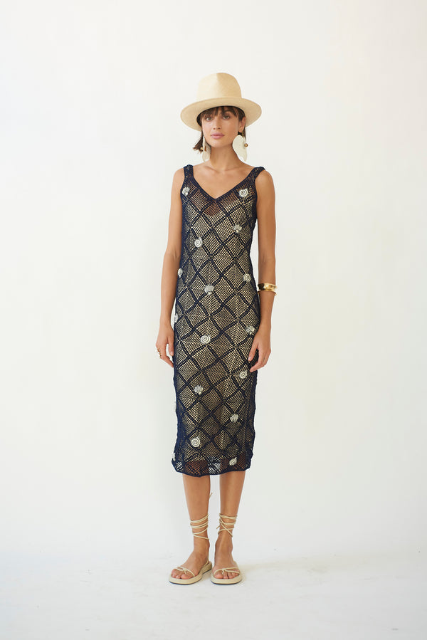 Carolina K Mira Crochet Dress
