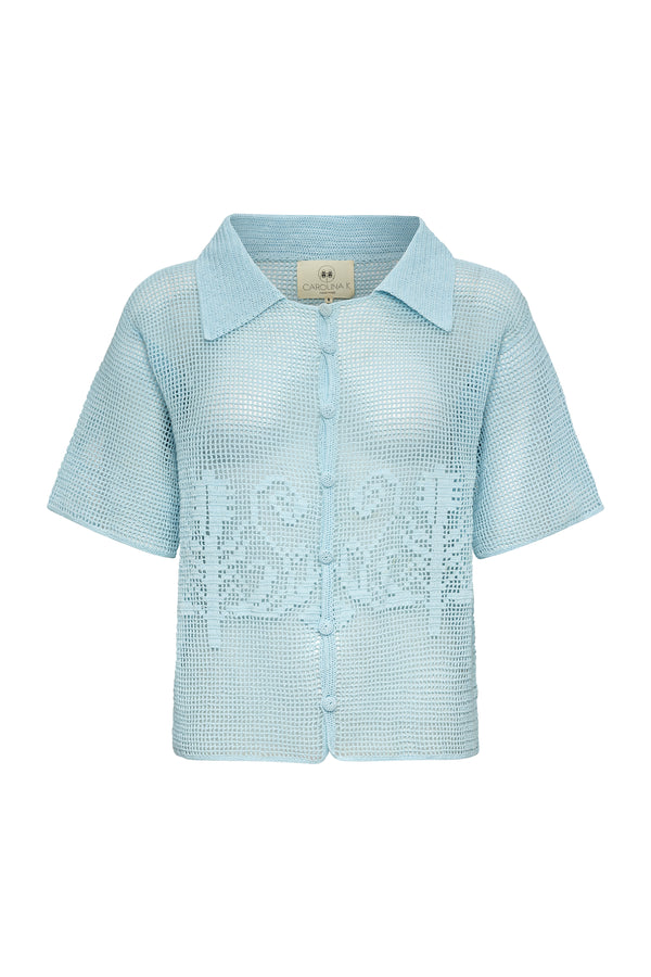 Carolina K Palo Santo Crochet Top