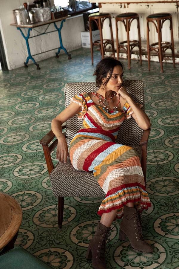 Carolina K Paradise Crochet Dress - Final Sale