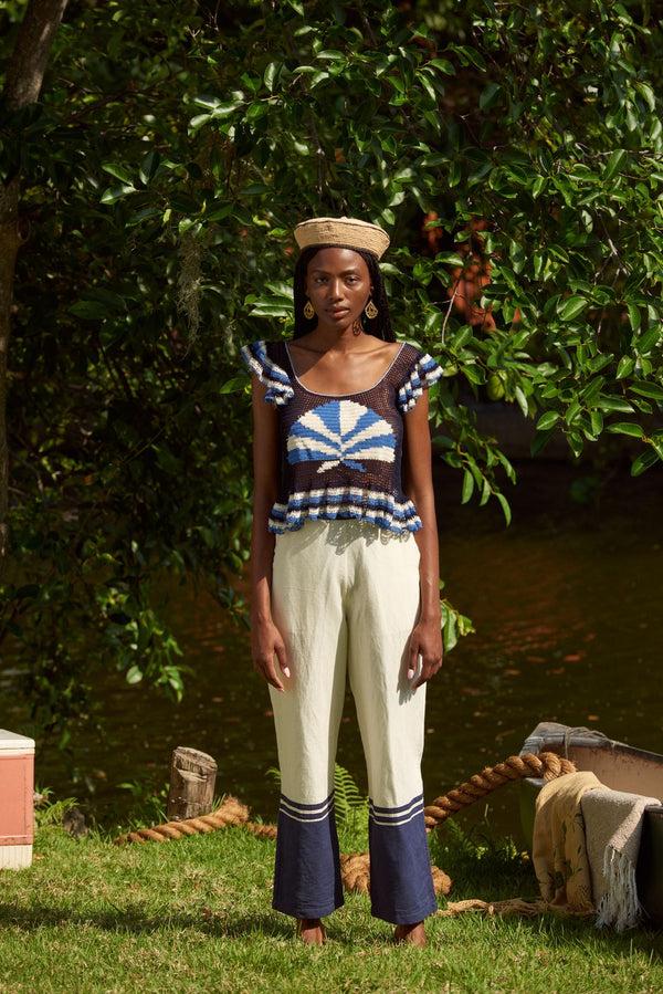 Carolina K Paradise Shell Crochet Top