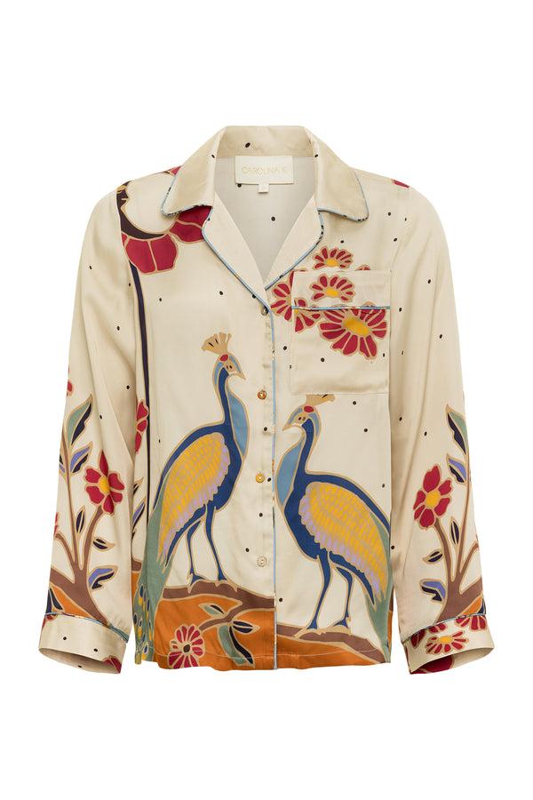 carolina k Peacocks Pajama Set - Final Sale