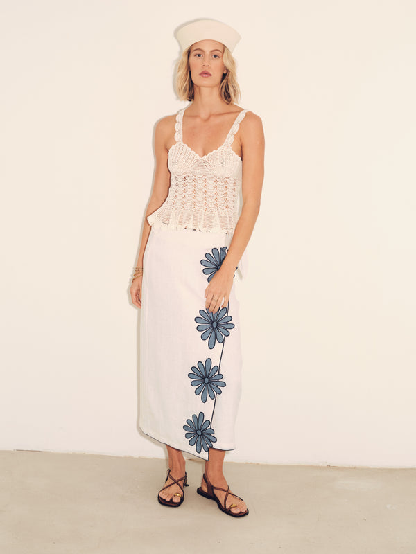 carolina k Shell Crochet Top