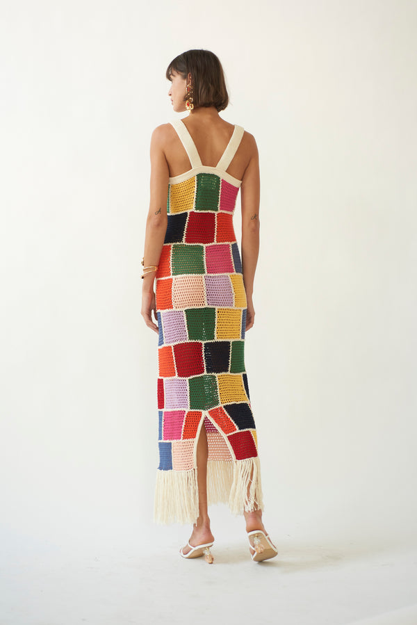 Carolina K Vera Crochet Dress