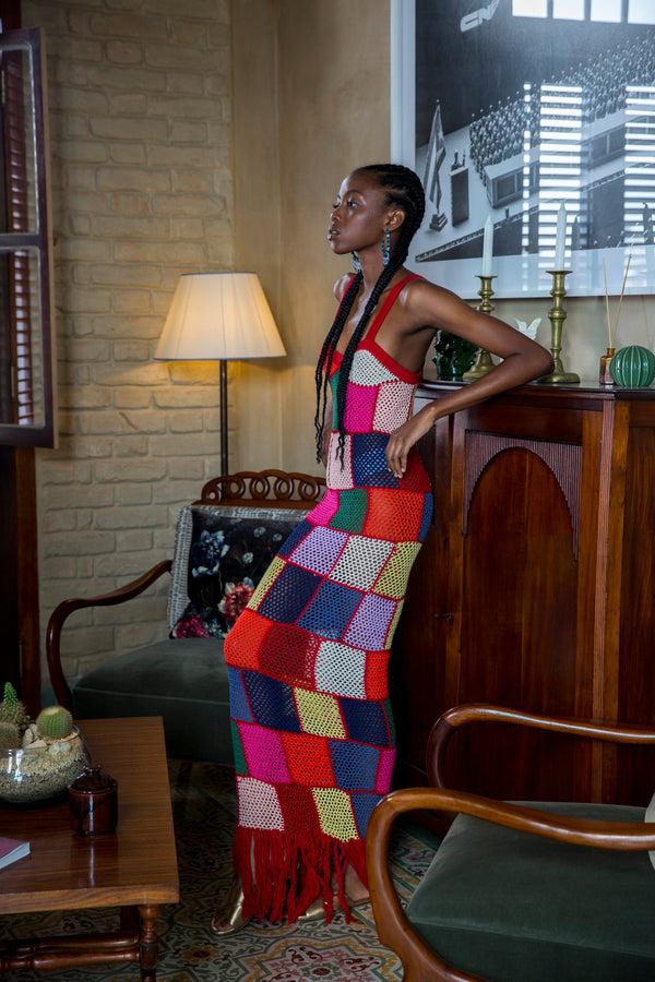 Carolina K Vera Crochet Dress