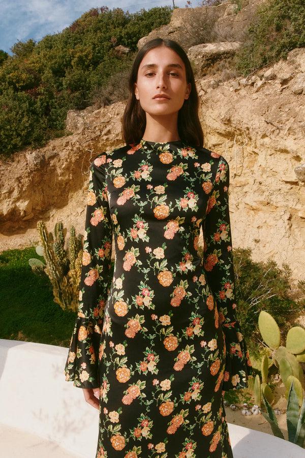 Caroline Constas ALLONIA DRESS FLORAL MULTI