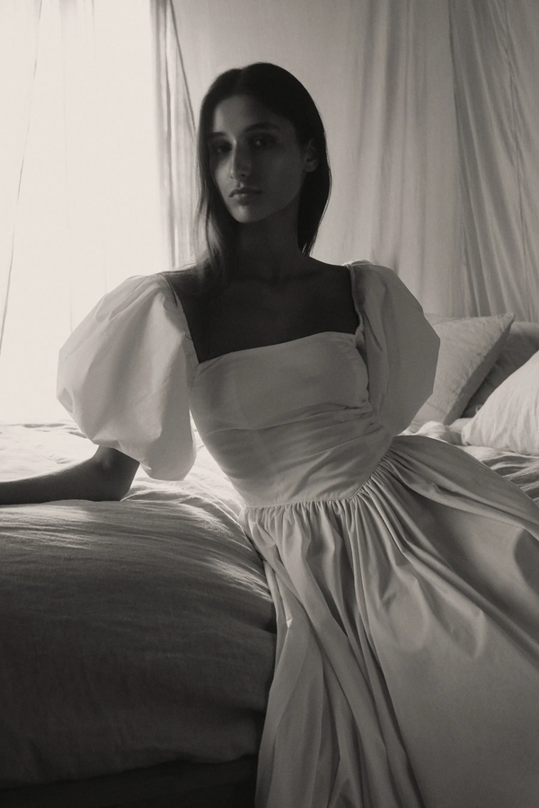 Caroline Constas CHRISTINA GOWN WHITE