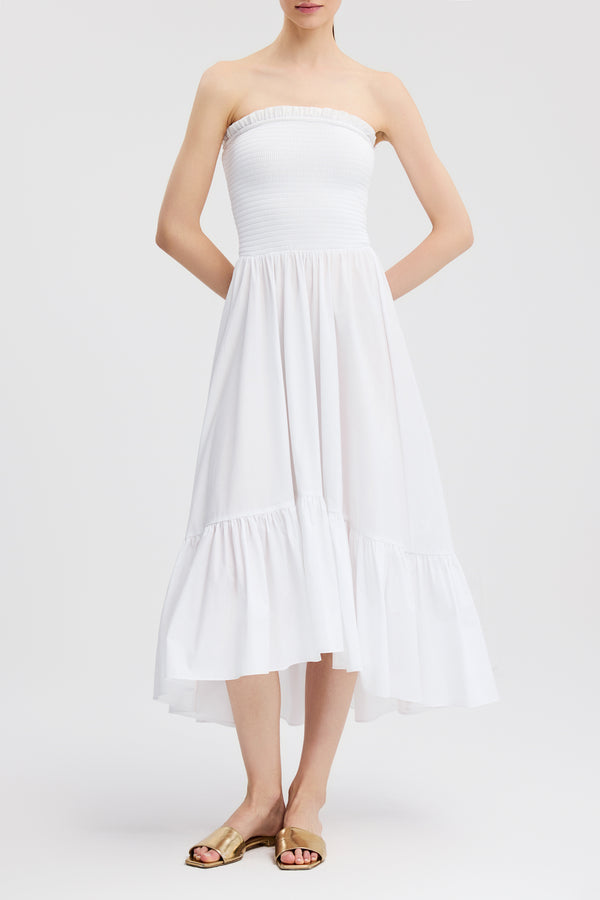 Caroline Constas EMMY DRESS WHITE