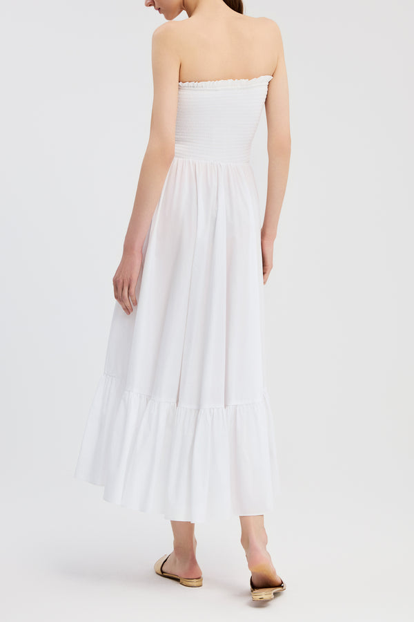Caroline Constas EMMY DRESS WHITE