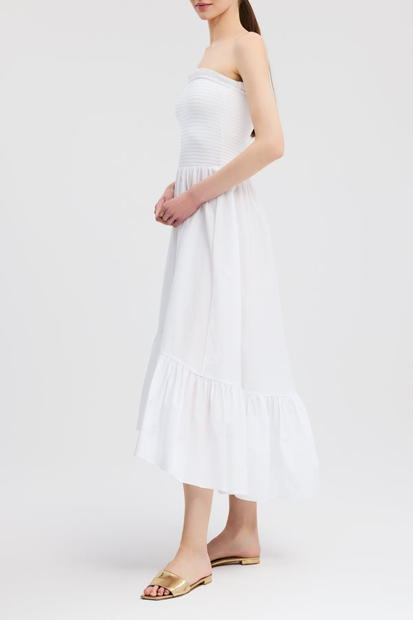 Caroline Constas EMMY DRESS WHITE