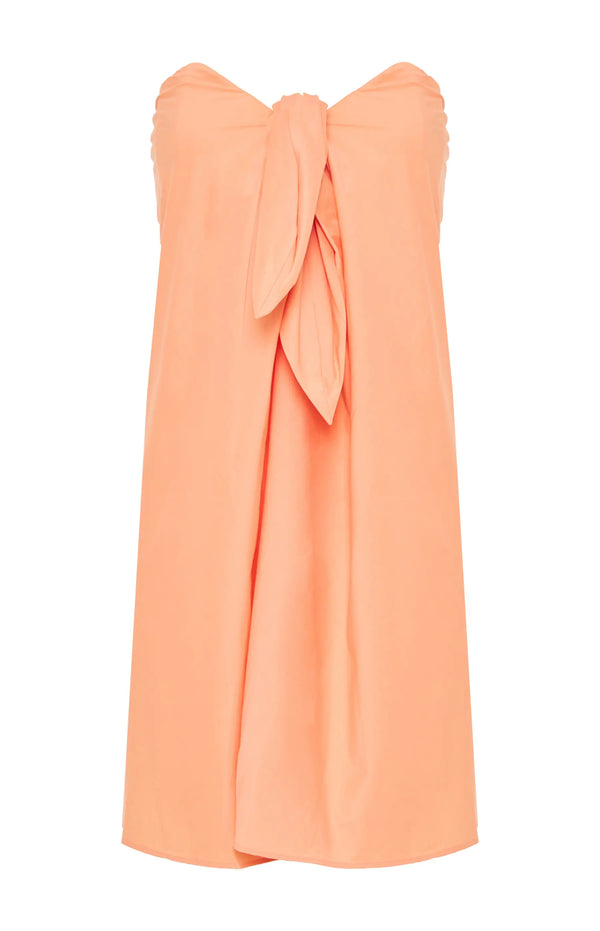Caroline Constas KAIA MINI DRESS PEACH PINK