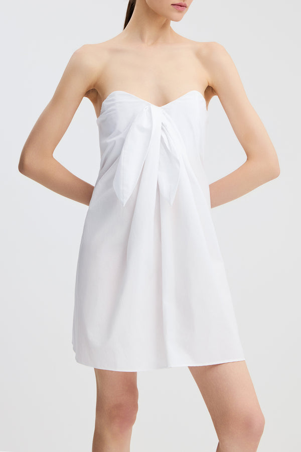 Caroline Constas KAIA MINI DRESS WHITE