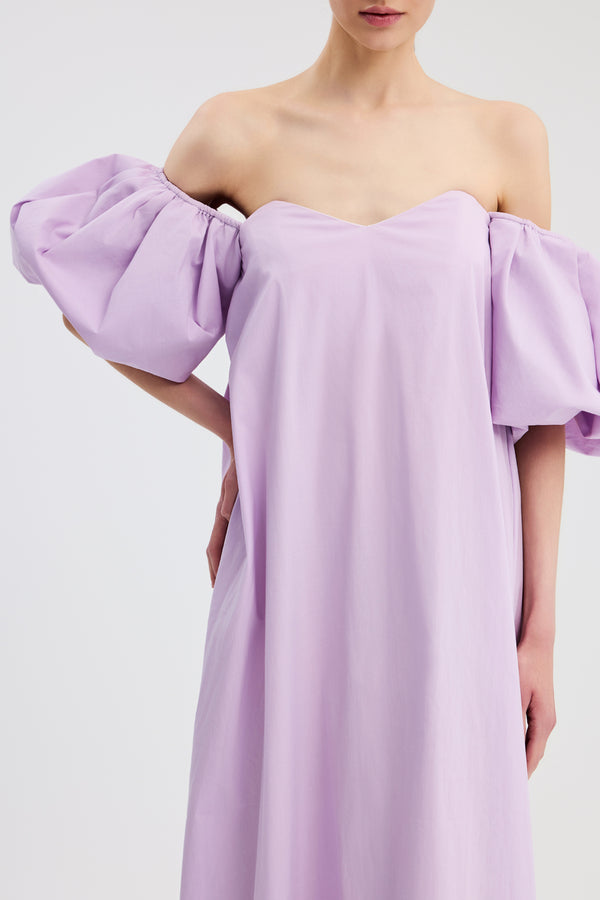 Caroline Constas PALMER GOWN LAVENDER